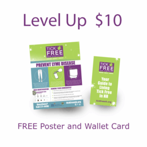 Level up $10 for a free poster and wallet card