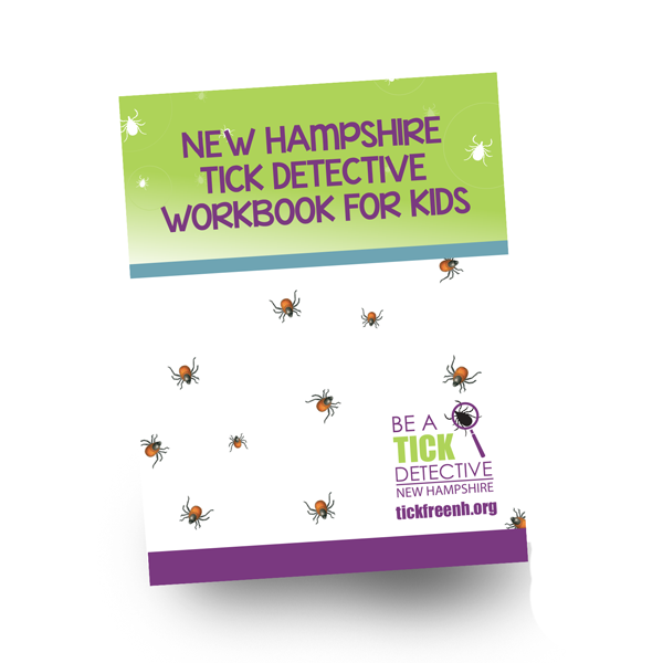 Tick Free NH Tick Detective Workbook for Kids (cover)
