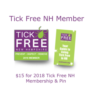 Donate $15 to become a Tick Free NH 2018 Member