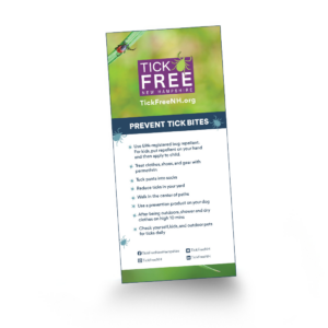 Tick Free NH Rack Cards (25-pack)