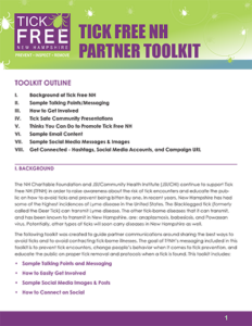 Tick Free NH Partner Toolkit cover